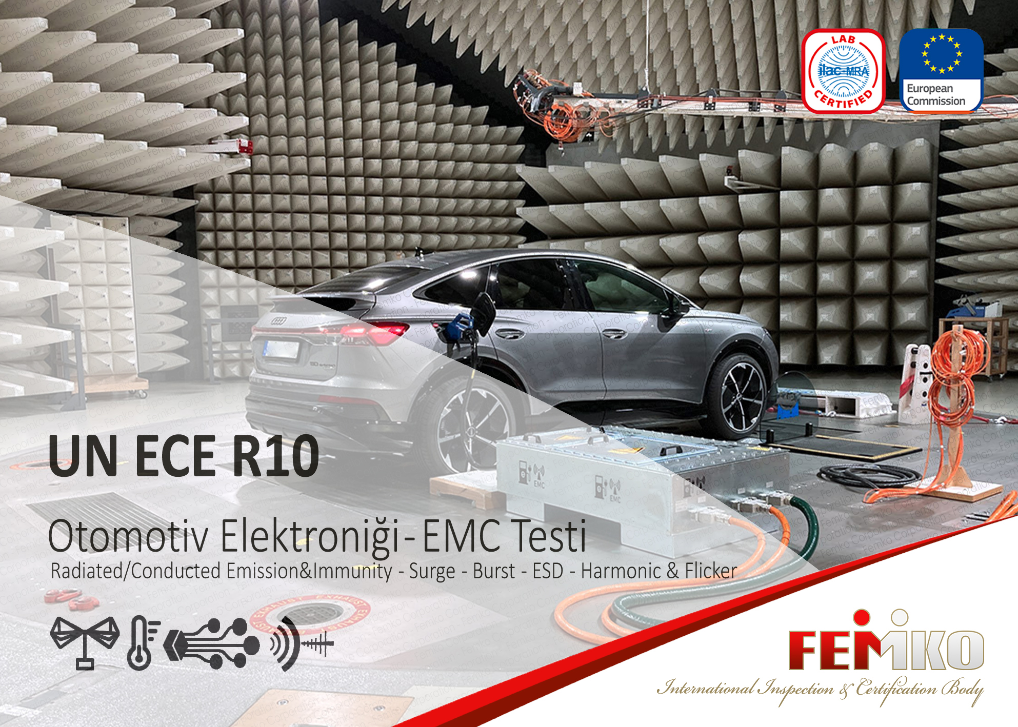 ECE R10 Otomotiv Elektronik Sistemleri – EMC Testi